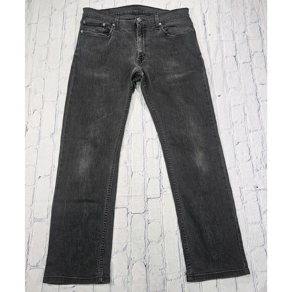 Levis 559 MENS SIZE 36X29 Jeans Black Relaxed Straight Leg Denim - Picture 1 of 14